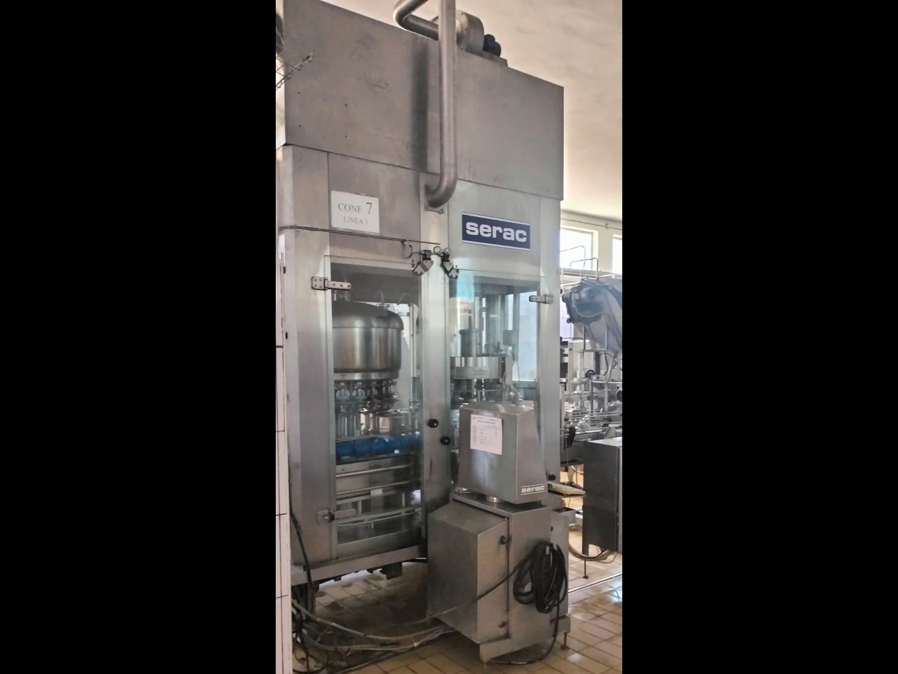 Photo #1 of Used revised Electronic SERAC Filling Monoblock for milk