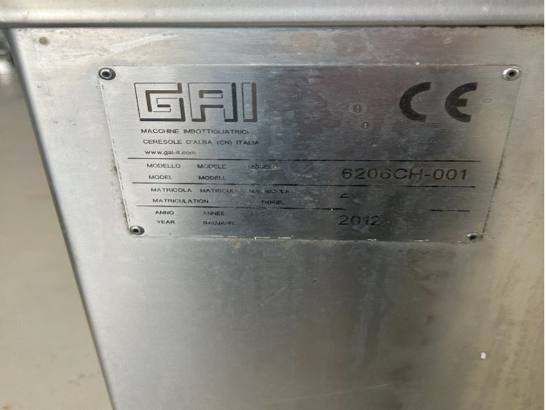 Photo #6 of Used Labeling Machine + capsuling machine GAI 6206CH-001 1200 bph