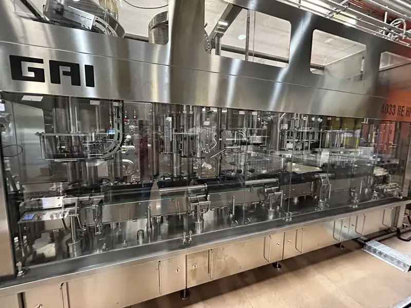 Photo #1 of Used Bottling Line for champagne, sparkling and still wine 4000 bph