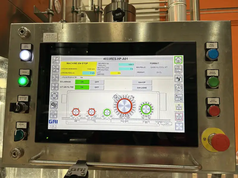 Photo #10 of Used Bottling Line for champagne, sparkling and still wine 4000 bph