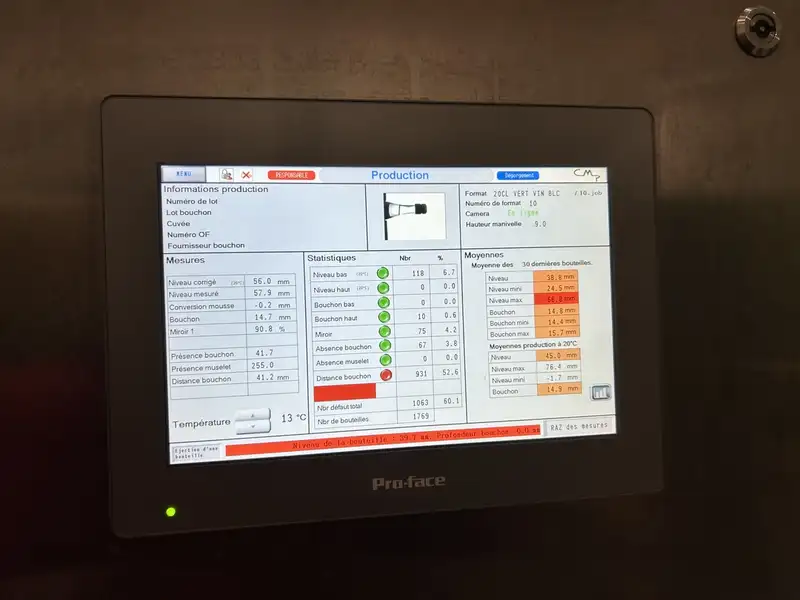 Photo #16 of Used Bottling Line for champagne, sparkling and still wine 4000 bph