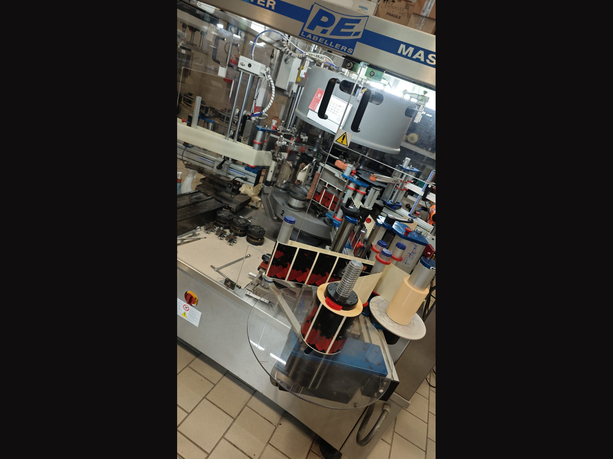 Photo #1 of Used labeling machine PE Master M for adhesive labels 6000 bph
