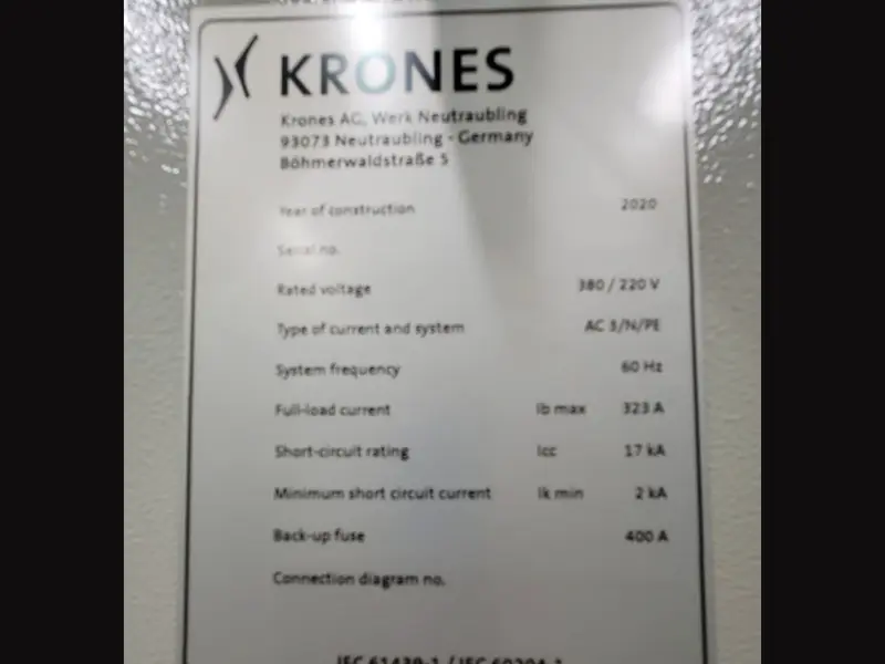Photo #15 of Used blow molding machine KRONES CONTIFORM 310 PRO year 2020