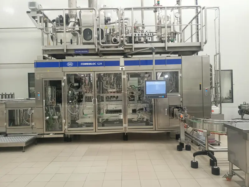 Photo #2 of Used bottling line SIG for milk and juice year 2023