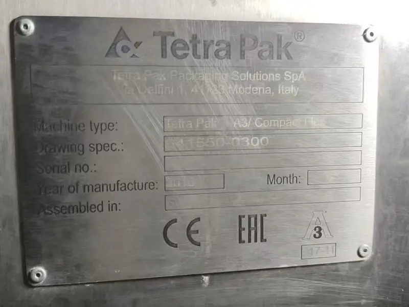 Photo #6 of Used filling machine TETRA PAK A3 Flex 7500 bph