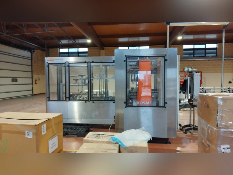 Photo #8 of Used Kosme Monocombi 2T Hot Melt Case Packing Monoblock